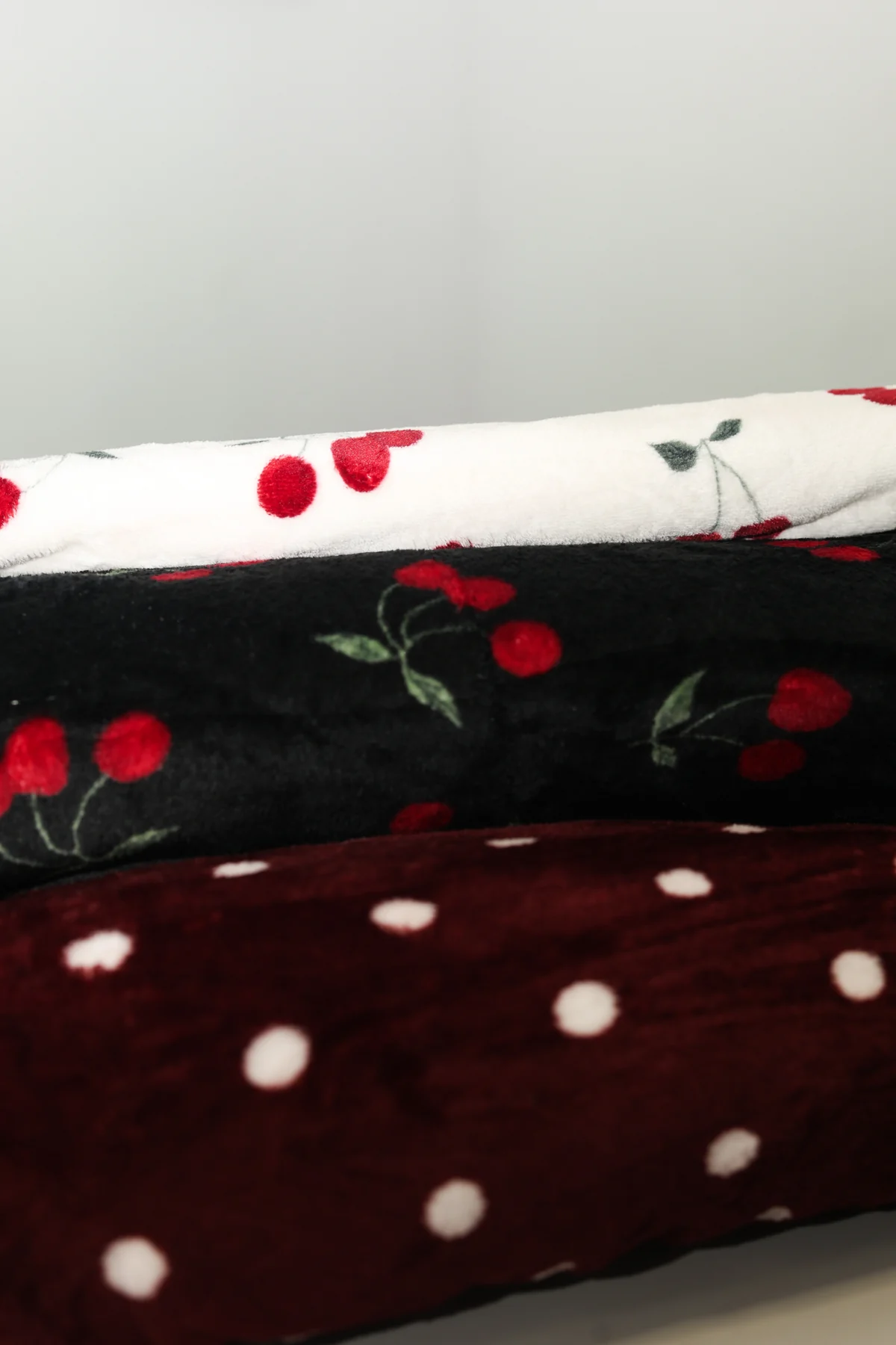 Fleece estampado com padrões variados